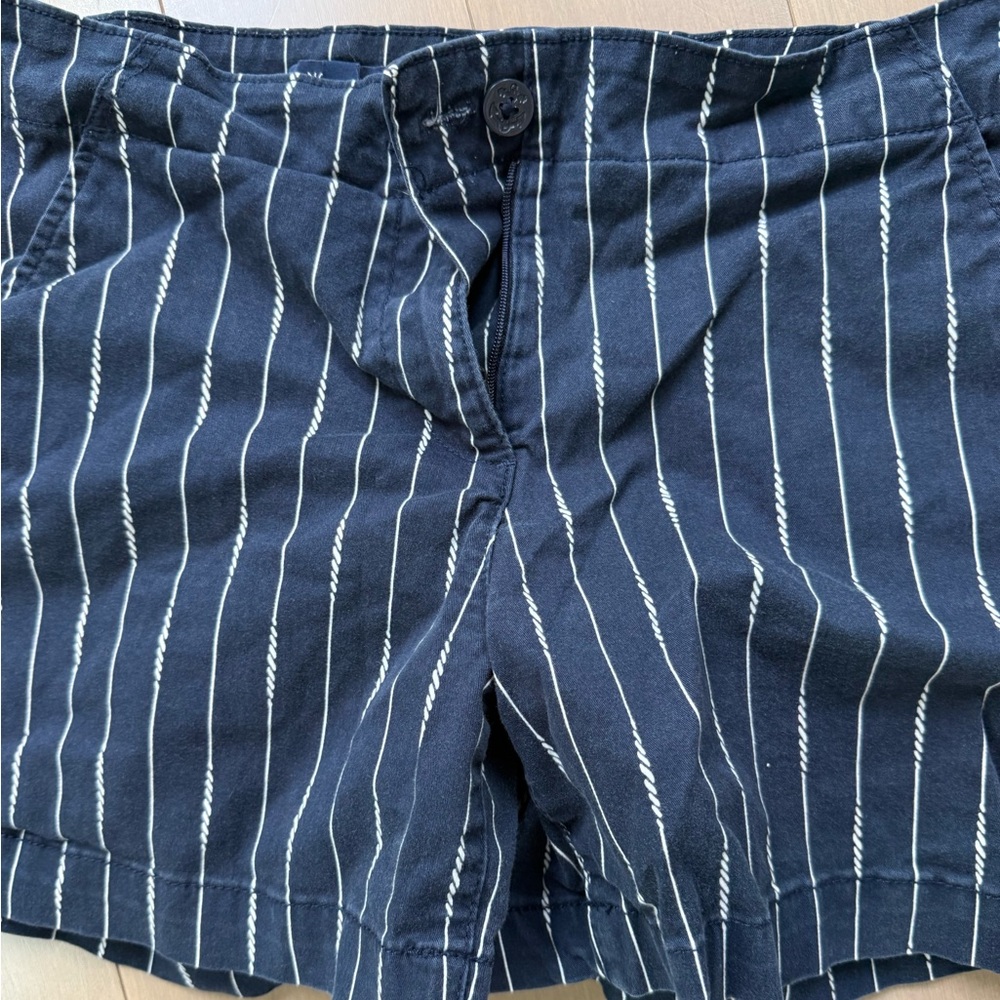 Nautical striped shorts size 8